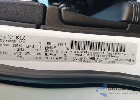 2015 Jeep Grand Cherokee Limited из США, поврежденный, VIN 1C4RJFBT3FC238236